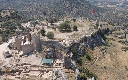 Beçin Antik Kenti'nde kazılar sürüyor: Ok uçları bulundu